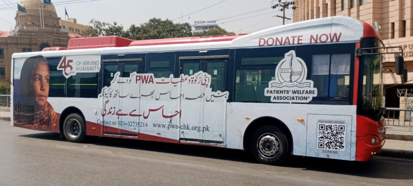 People Bus Advertising in Karachi