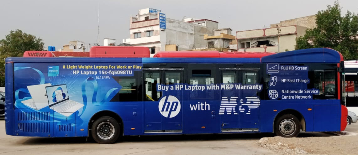 People Bus Branding in Karachi